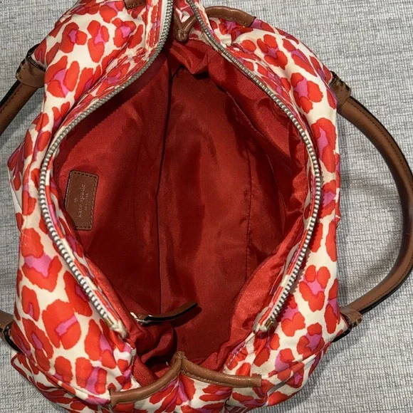 Kate Spade Into the Wild Satchel Purse - Cheetah Print - Picture 5 of 15